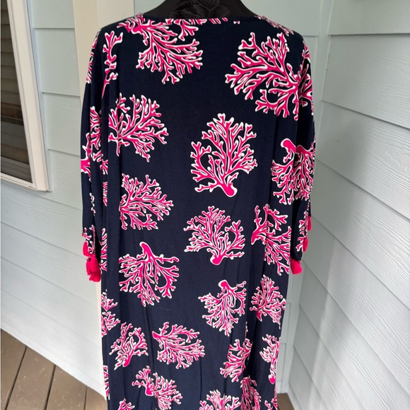 2x escapada navy and pink dress with tassel details - Picture 6 of 6